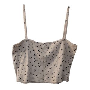 Brandy Melville Dainty Floral Tank Top